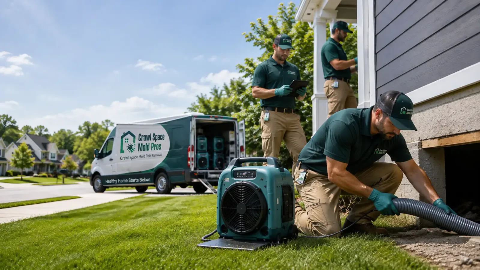 Crawl Space Mold Removal in Monmouth, IL